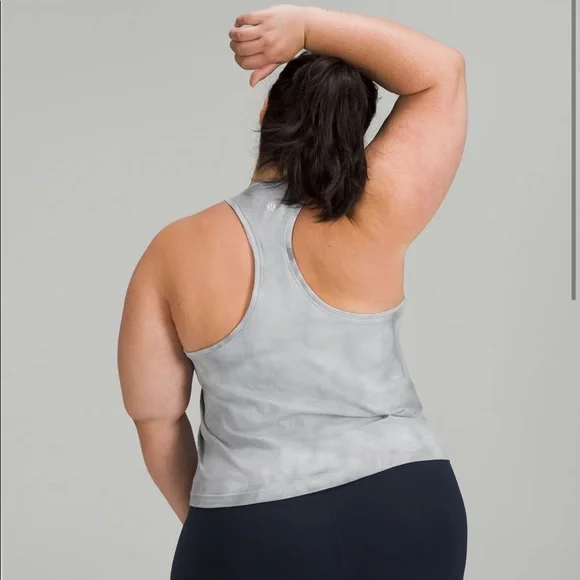 Swiftly tech racerback tank *race length marble dye rhino grey 6 lululemon nwt - Picture 12 of 13